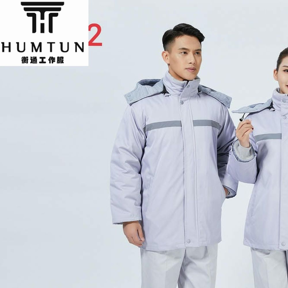 冬季防靜電全線卡可脫卸棉膽 短款棉衣 工裝定制