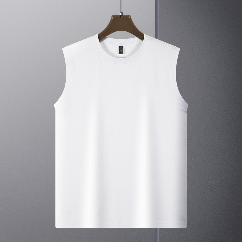 16支240克全棉無袖圓領T恤